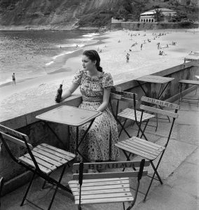 The Brazilian singer Dulce Nunes, Rio de Janeiro, Brazil, 1950s.