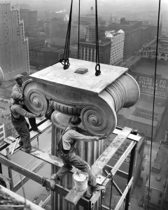 Greek revival meets modern construction,  St. Louis, Missouri, 1928.