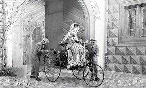 Bertha made history in 1888 by taking the first long-distance drive.