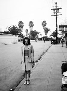 Norma Jeane worked at the Radio Plane Munitions Factory, LA, 1944.