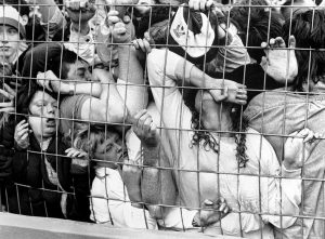 Horrific human crush, 96 fans perish and 766 injured in 1989 England.