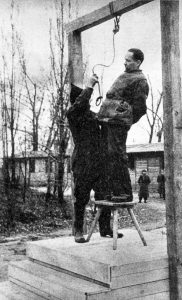 Hoss evading death at his own death camp.