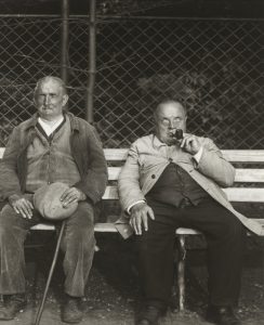 Blind Miner and Blind Soldier, haunting reality of war and labor, 1930s.