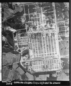 1944 RAF photo of Auschwitz, a chilling view.