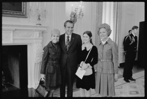 Richard and Pat hosted young Carrie Fisher and her mother Debbie Reynolds.