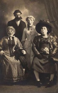 In the 1930s, Halloween costumes were more traditional and handmade.