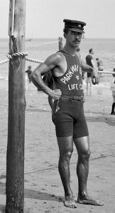 1920s lifeguard ensured safety at Parkway Beach, now Brighton Beach.