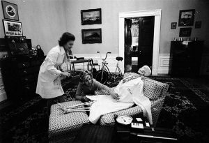 First Lady's spooky White House Halloween, 1974.