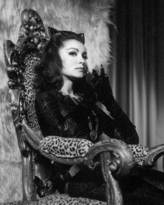 Julie Newmar as Catwoman in the 1960s Batman TV series.